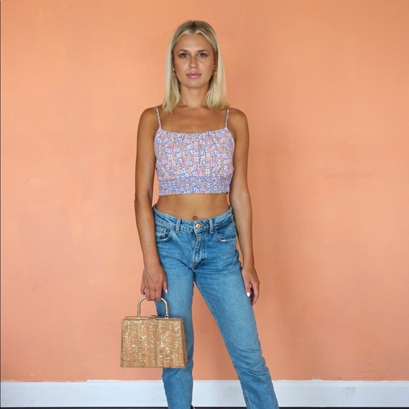 Floral crop top - Picture 2 of 3